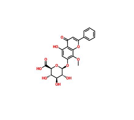 漢黃芩苷|51059-44-0 Wogonoside