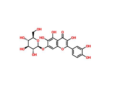 槲皮萬壽菊素-7-O-β-吡喃葡萄糖苷|548-75-4